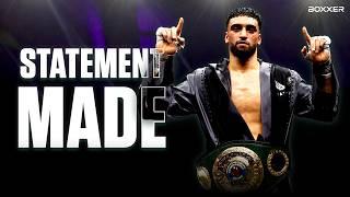 STATEMENT MADE | Adam Azim v Sergey Lipinets | INSIDE BOXXER