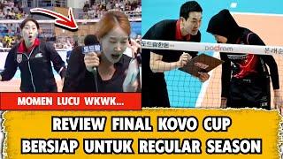 MOMEN LUCU HEADSHOT REPORTER, REVIEW FINAL KOVO CUP RED SPARKS VS HYUNDAI HILLSTATE