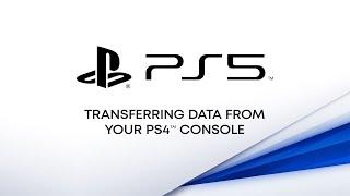 PS5 - Transferring Data From Your PS4 Console