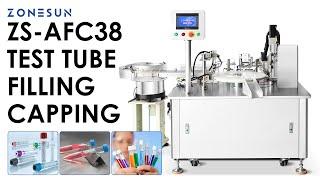 ZONESUN ZS-AFC38 Test Tube Filling and Capping Machine