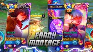 THE MOST SATISFYING FANNY MONTAGE BY KINGRENSU!! | RANKED FANNY MONTAGE| MLBB