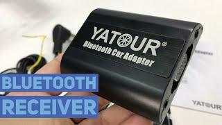 Yatour Bluetooth A2DP Handsfree Car Adapter for CD Changer Replacement Unboxing