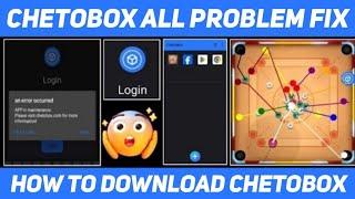 Chetobox All Problem Fix | Cheto Box Id Ban Problem Fix | Carrom Pool Autoplay