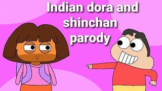 Indian shinchan and dora the explorer parody | Animation | #shinchan