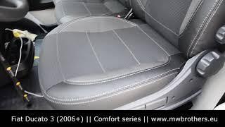 seat covers for Fiat Ducato 3 by MW Brothers Leather interior Comfort install