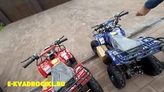 Квадроцикл детский бензиновый ATV MOWGLI Mini Grizlik X16 для детей 50сс от 5 лет