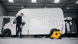 Sanding with the Mirka® LEROS-S for fast sanding of large surfaces