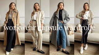 WORKWEAR CAPSULE WARDROBE | MINIMAL OFFICE OUTFITS FOR EVERY SEASON