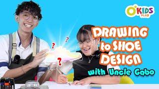 [Art Series] OKids Drawing to Shoe Design with Uncle Gabo | Okid Jayne