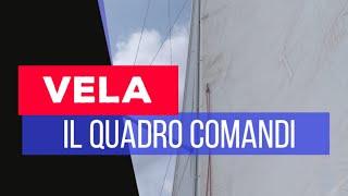 IL QUADRO COMANDI di una BARCA A VELA