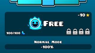 Geometry Dash Free (All Levels 1~23 / All Coins / All Main Levels 0 Click Untouch)