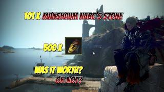 101 Manshaum Narc Stone Scrolls | How much value can you get? | Black Desert Online