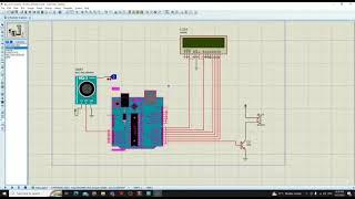 Gas sensor simulation in proteus