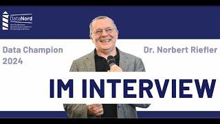 DataNord Data Champion 2024, Dr. Norbert Riefler, im Interview