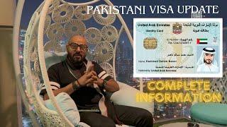 Pakistani Visa Update || Visa Stop Or Not || By J Sahab #dubai #india #uae #visa #uaevisaupdates