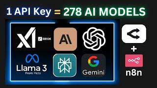 Access 278 AI Models with one API Key (n8n + OpenRouter)