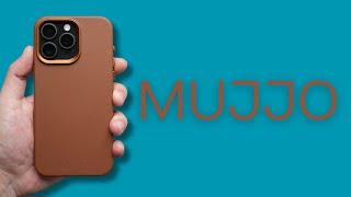 FULL GRAIN LEATHER GOODNESS! - Mujjo Leather Case for iPhone 15 Pro Max