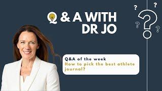 Q&A with Dr Jo: How to pick the best athlete journal?