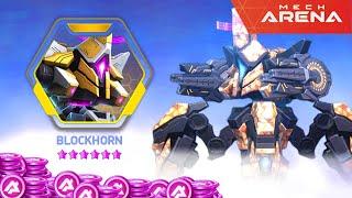 Mech Arena Free 10.000 A-Coins - FAST 1 DAY Giveaway - Blockhorn and Disc Launcher