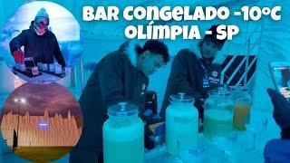 Ice Bar com temperatura de -10ºC em Olímpia SP