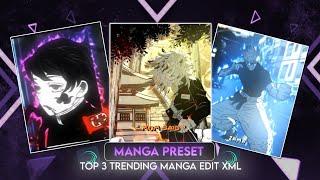 3+ Trending Manga Edits Preset | Alight Motion