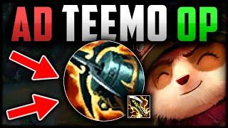 NO ONE EXPECTS AD TEEMO CARRY (Best Build/Runes) How to Play AD Teemo for Beginners Season 14