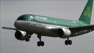 Aer Lingus Airbus A319-111 EI-EPT Smooth Landing at Dublin Airport