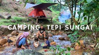 Camping Keluarga di tepi Sungai Paseban Garden Hills Riverside Puncak Bogor #camping #familycamping