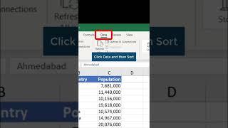 Sort Multiple Columns at Once in Excel