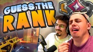 "Warum schickt man SOWAS ein?!" | Valorant Guess the Rank feat. @papaplatte