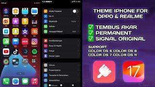 Thema iPhone iOS 17 Untuk Oppo & Realme | Terbaru 2024 Color OS 5, 6, 7, 11‼️