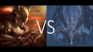 Dark Souls III Маления (косплей) vs Мидир NG+ | Malenia (cosplay) vs Darkeater Midir NG+