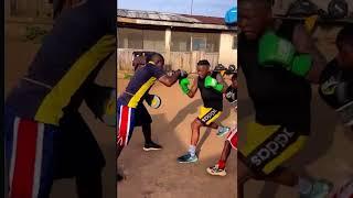 Intense padwork #internationalboxing #boxingworld #sparring #boxeo #boxingtraining #boxing