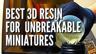 Best 3D Resin For Printing Unbreakable Miniatures - How To 3D Print Stronger Tabletop Miniatures