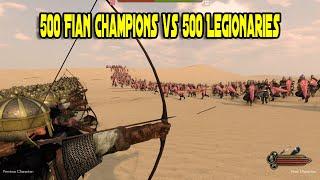 500 Battanian Fian Champions vs 500 Legionaries - Mount & Blade 2: Bannerlord