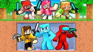 Cazadoras CHICAS vs CHICOS en Minecraft!