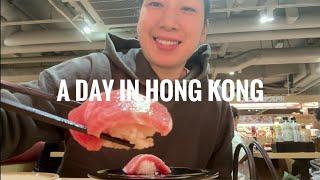 Hong Kong vlog • nice tram ride • sushiro lunch for one • strawberry choux • favourite hotpot spot