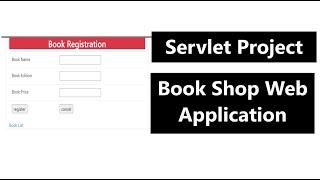 Advanced java Project |  Book Shop Application in eclipse | Servlet JDBC Project