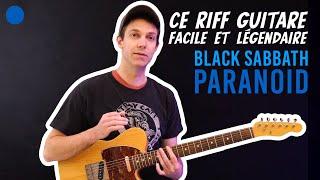  Ce RIFF de GUITARE FACILE | Paranoïd de BLACK SABBATH + Tabs !