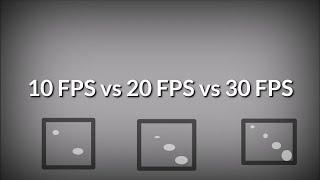 10 fps vs 20 fps vs 30 fps