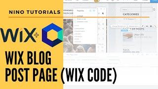 Customizing Your Wix Blog Post Page using Velo - Wix Code Tutorial - Wix Tutorial