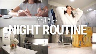 POST WORK NIGHT ROUTINE 2022 | Adjusting To My New Job, Working Out + Prepping For The Next Day