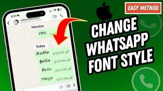 How To Change WhatsApp Font Style Without Any App?