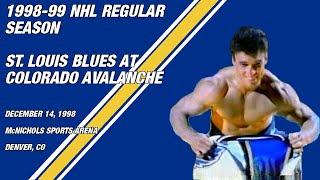 St. Louis Blues at Colorado Avalanche | December 14, 1998 (END OF 3RD & OT ONLY)