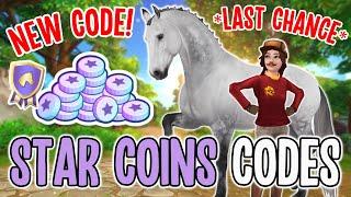 220+ NEW *STAR COINS* CODE!! FREE HORSE, *FREE STAR COINS* & STAR RIDER FOR EVERYONE IN STAR STABLE