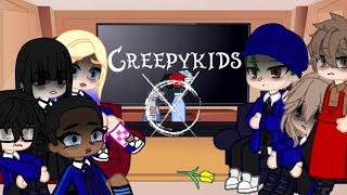 Wednesday react to creepypasta||creepykids|| //minipasta//2/?