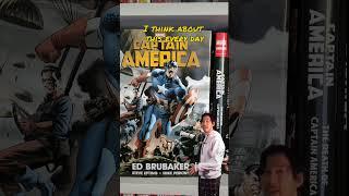 My first love, my first omnibus! Captain America by Ed Brubaker #captainamerica #marvelcomics