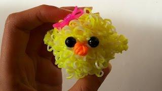 ЦЫПЛЕНОК из резинок Rainbow Loom // Baby Chick Loomigurumi