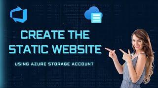 Create Static Website Using Azure Storage Account