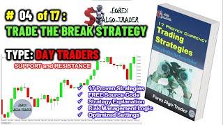 #04 of 17: TRADE THE BREAKDay Trading Support_Resistance. 17 Proven Forex Strategies MT5[PART 505]